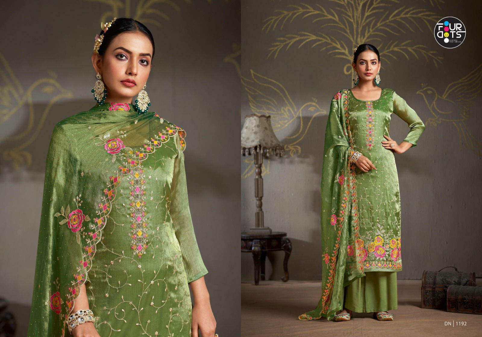 Rahat By Four Dots Heavy Work Designer Salwar Kameez Wholesale Market In Surat
